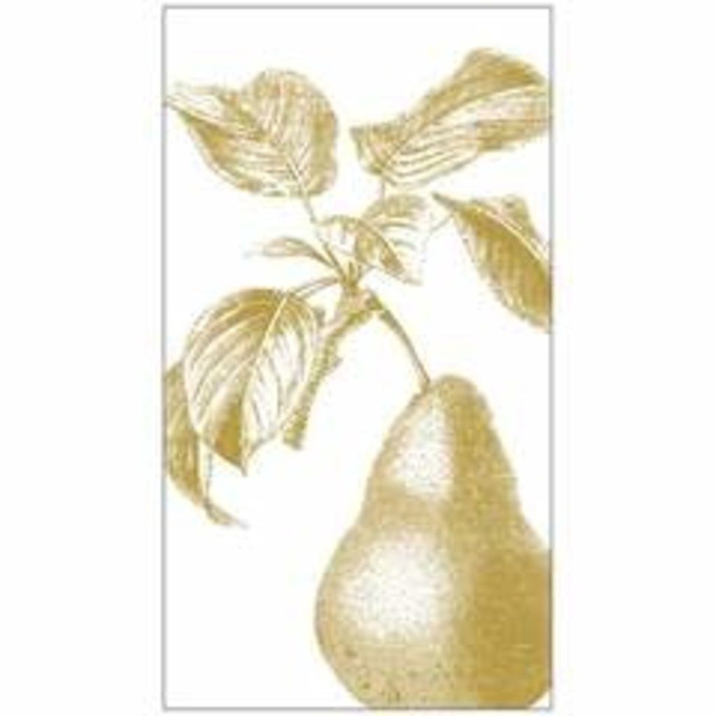 Paperproducts Design PPD Guest Towel - Engraved Pear