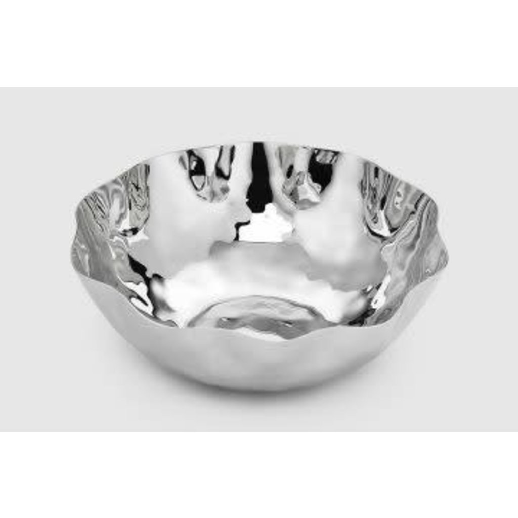 Mary Jurek Mary Jurek Blossom Free Form Stainless Bowl 8" x 2 3/4" H