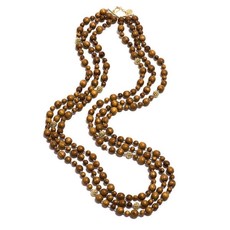 Capucine De Wulf Capucine De Wolf Beads Necklace, Teak 36" Earth Goddess