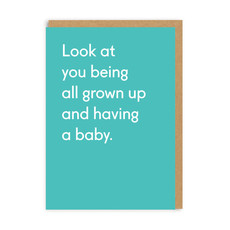 Ohh Deer Ohh Deer All Grown Up Having A Baby Greeting Card