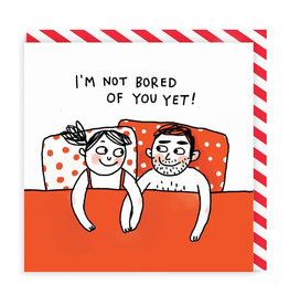 Ohh Deer Ohh Deer Not Bored Yet Square Greeting Card