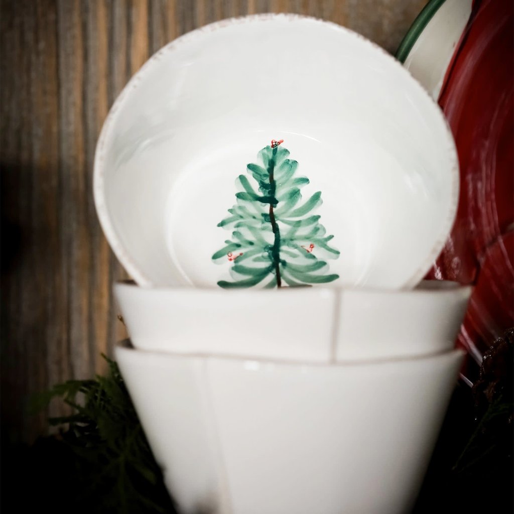 Vietri Vietri Lastra Holiday Stacking Cereal Bowl