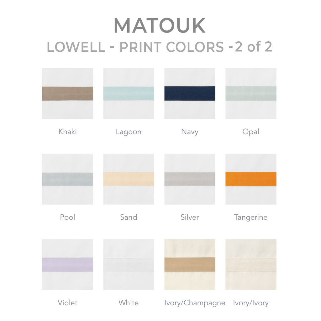 Matouk Lowell Duvet Covers