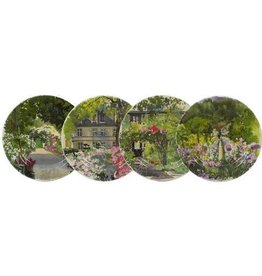 Gien France Gien Canapé Plates Set of 4 - Paris Giverny