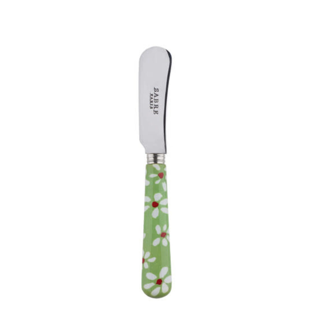 Sabre Sabre Butter Spreader - Léopard, Garden Green