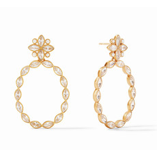 Julie Vos Julie Vos Charlotte Statement Earring Gold Cubic Zirconia