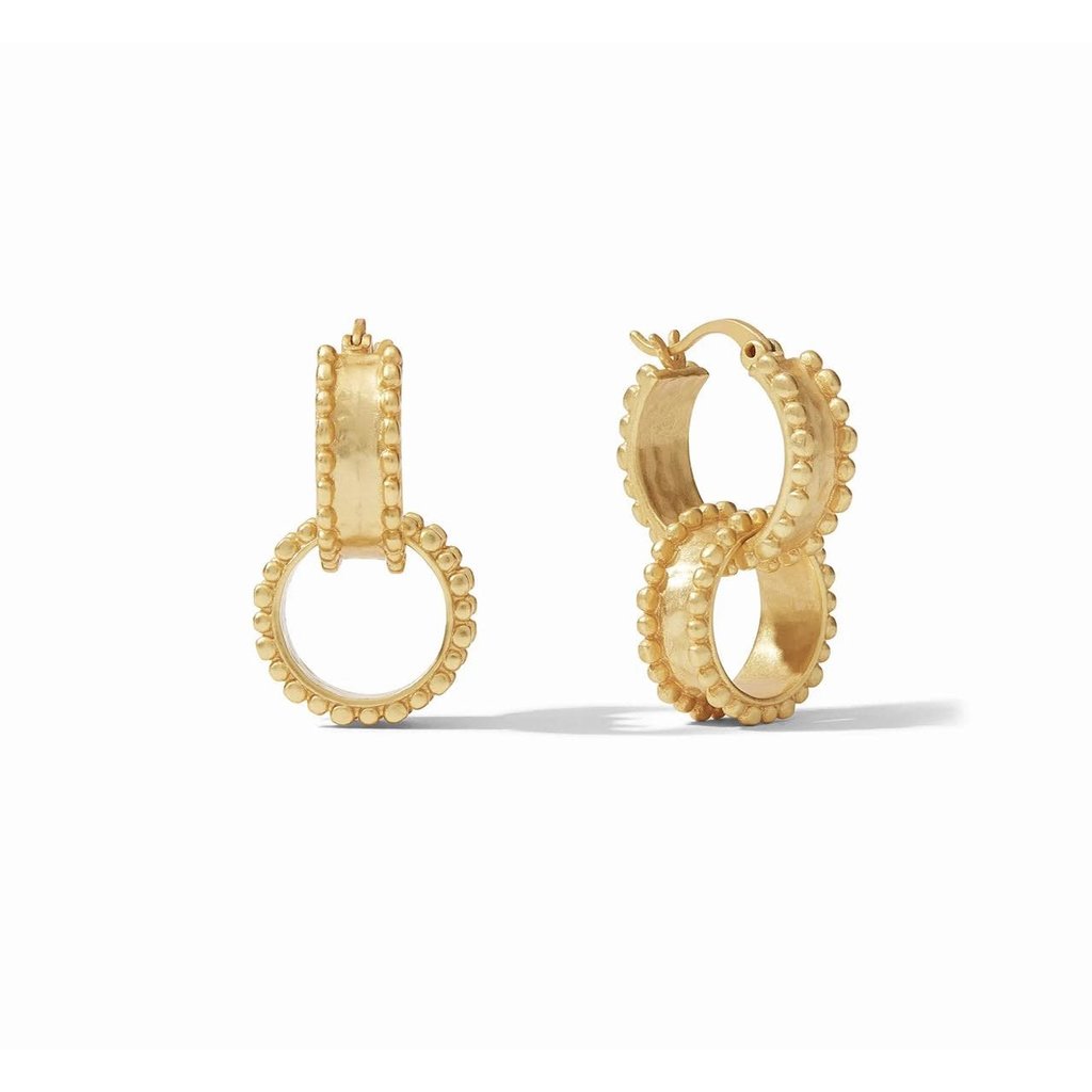 Julie Vos Julie Vos Marbella Two-in-One Gold Earring