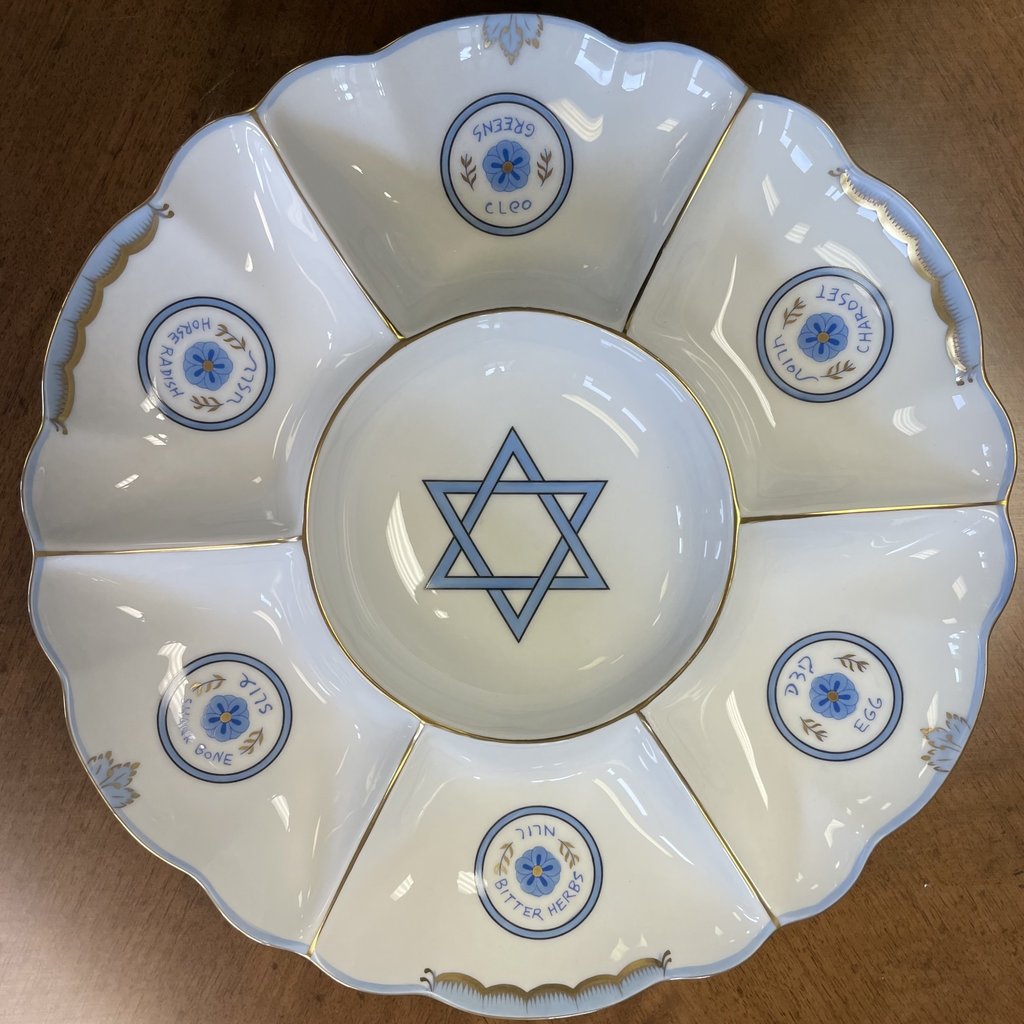 Herend Herend Seder Plate, Blue