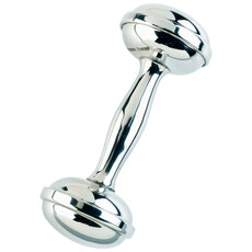 Salisbury Salisbury Dumbbell Rattle with Monogram