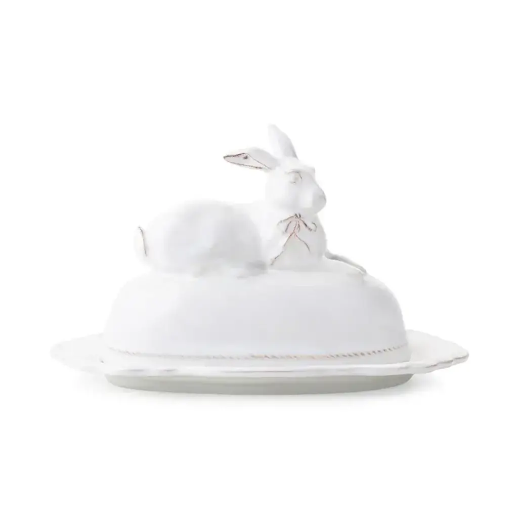 Juliska Juliska Clever Creatures  Serveware Bridget Bunny Butter Dish