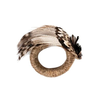 Juliska Juliska Feather Espresso Napkin Ring