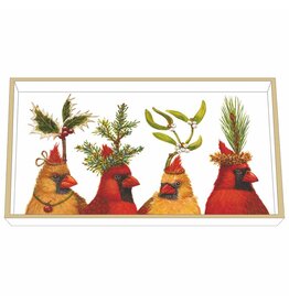 Vicki Sawyer Paperproducts Design Holiday Party Wooden Vanity Tray