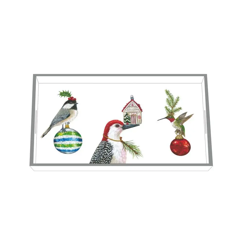 Vicki Sawyer Paperproducts Design "The Tree Trimmers" Vanity Tray