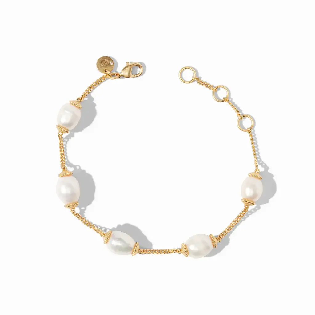 Julie Vos Julie Vos Flora Pearl Delicate Bracelet