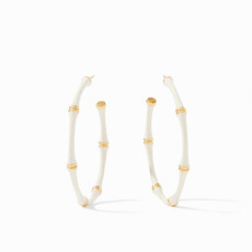 Julie Vos Julie Vos Bamboo Enamel Hoops