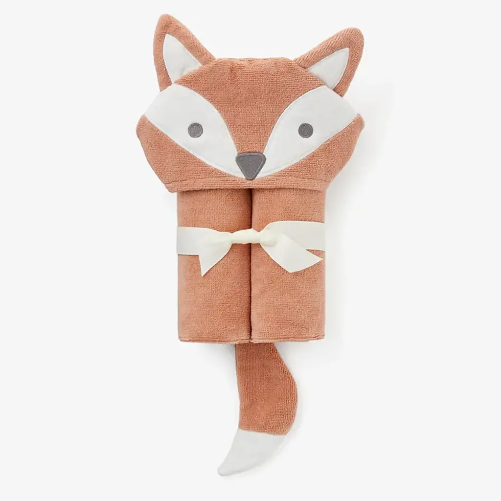 Elegant Baby Bath Wrap Rust Fox