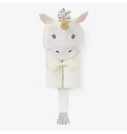 Elegant Baby Bath Wrap White Unicorn