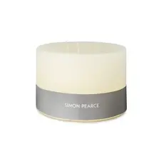 Simon Pearce Simon Pearce Ivory Three Wick Pillar Candle