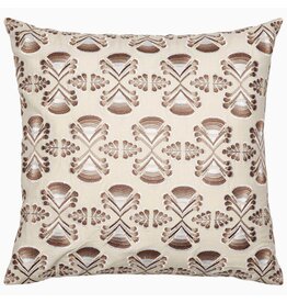 John Robshaw Textiles John Robshaw Bamana Sand Decorative Euro Pillow - Insert Sold Separately