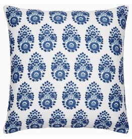 John Robshaw Textiles John Robshaw Adira Indigo Decorative Euro Pillow - Insert Sold Separately