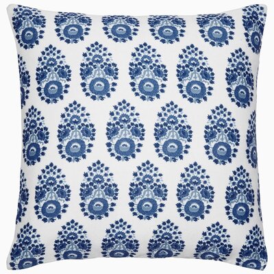 John Robshaw Textiles John Robshaw Adira Indigo Decorative Euro Pillow - Insert Sold Separately