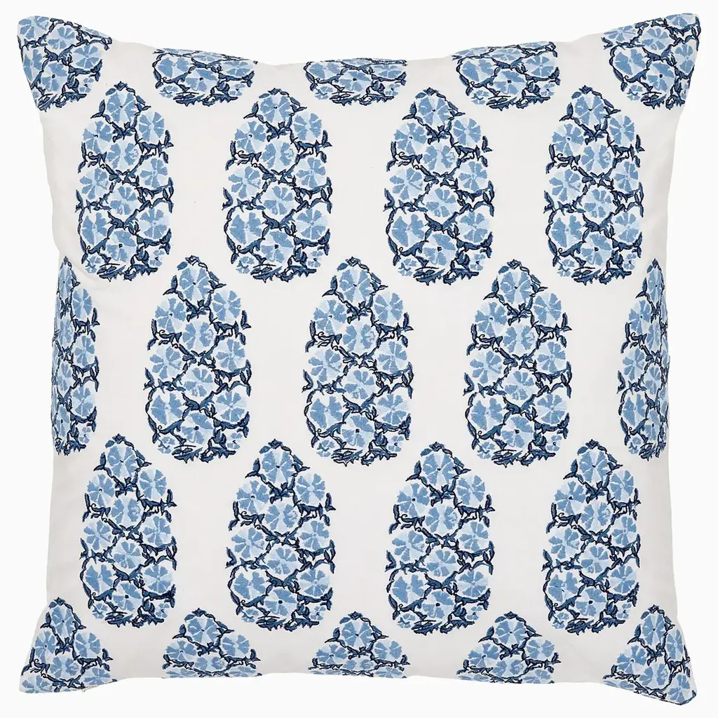 John Robshaw Textiles John Robshaw Yati Outdoor Decorative Euro Pillow - Insert Sold Separately