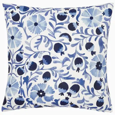 John Robshaw Textiles John Robshaw Gian Outdoor Decorative Euro Pillow - Insert Sold Separately