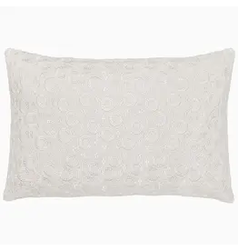 John Robshaw Textiles John Robshaw Chandra Natural Decorative Boudoir Pillow - Insert Sold Separately