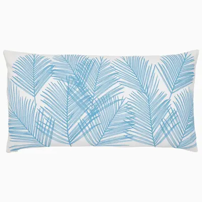 John Robshaw Textiles  Ojas Indigo Decorative Pillow - Blue - John Robshaw