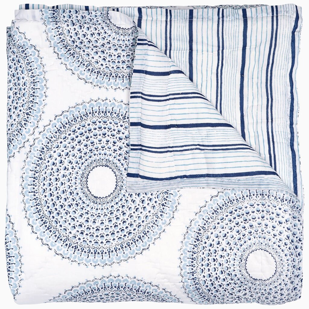 John Robshaw Textiles John Robshaw Lapis Quilts