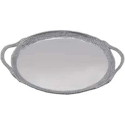 Mariposa Mariposa Rope Oval Cocktail Tray