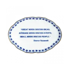 Mottahedeh Mottahedeh "Great Minds" Eleanor Roosevelt Ring Tray