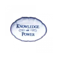 Mottahedeh Mottahedeh "Knowledge Is Power" Ring Tray