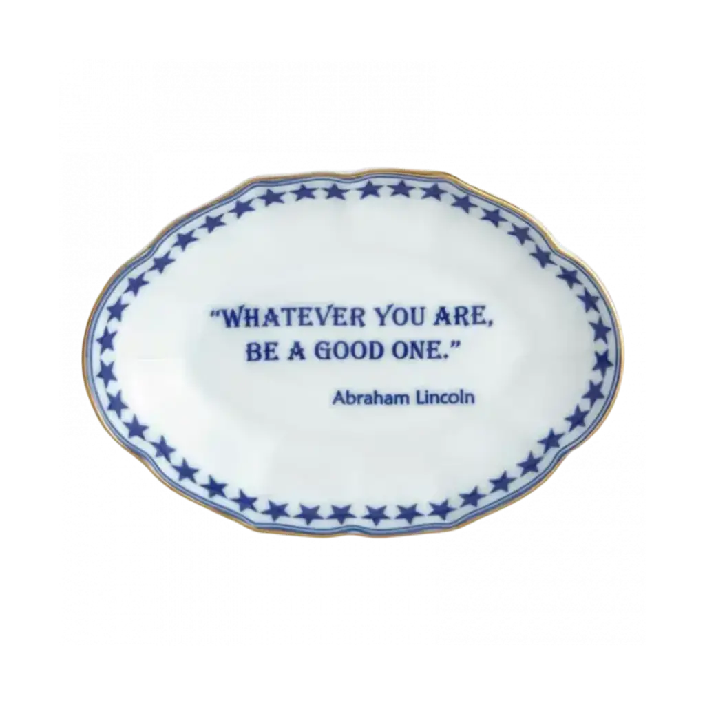 Mottahedeh Mottahedeh "…Be A Good One" Abraham Lincoln Ring Tray