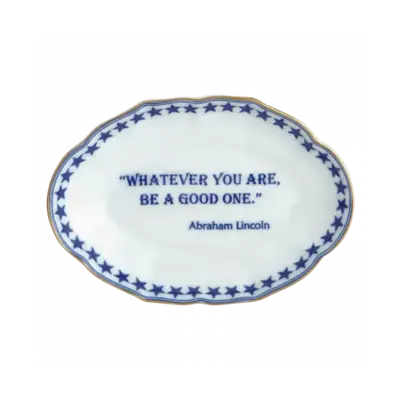 Mottahedeh Mottahedeh "…Be A Good One" Abraham Lincoln Ring Tray
