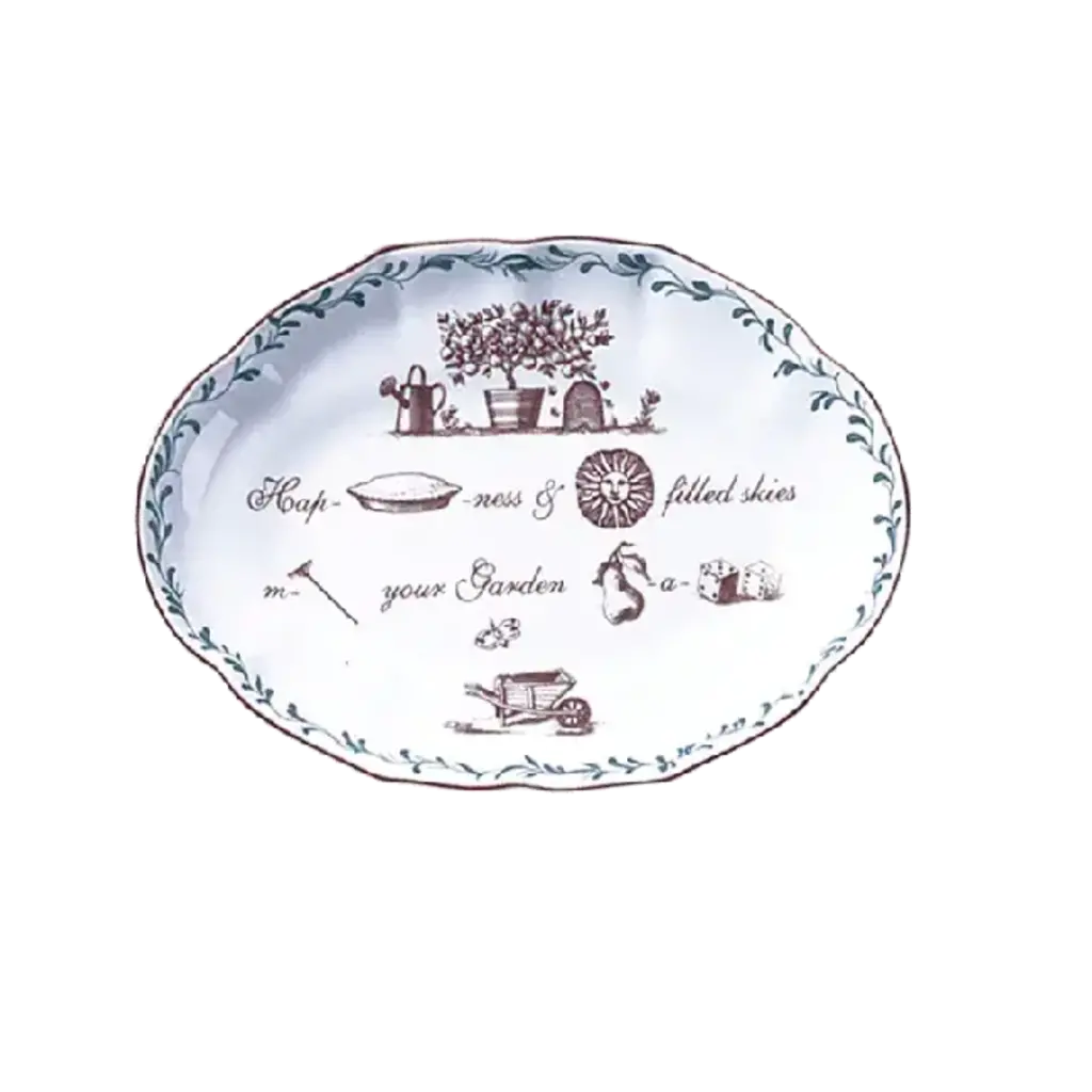 Mottahedeh Mottahedeh Rebus Verse Ring Tray