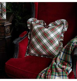 Juliska Juliska Stewart Tartan Decorative Ruffle Pillows
