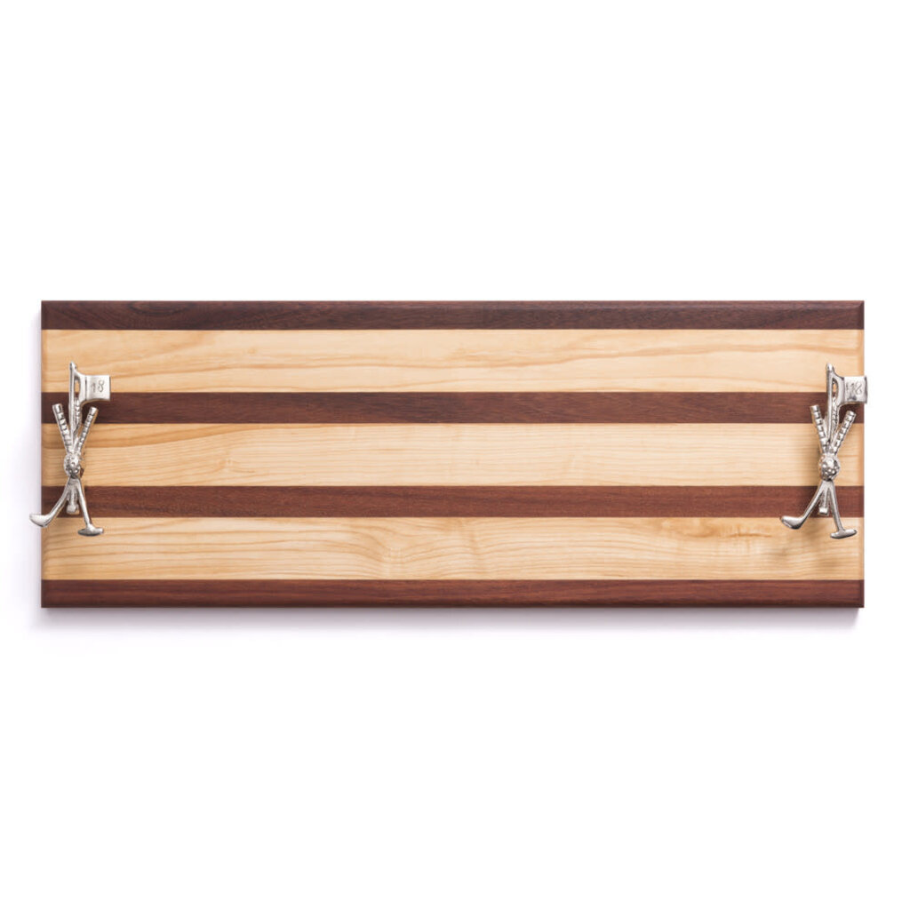Soundview Millworks Soundview Millworks Double Handle Golf Club and Flag Stick Serving Board