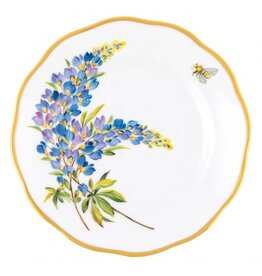 Herend Herend American Wildflowers Texas Bluebonnet Side/Cocktail Plate