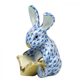 Herend Herend Figurine Blue Storybook Bunny