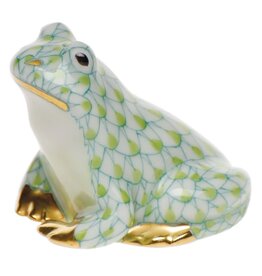 Herend Herend Figurine Miniature Frog Key Lime
