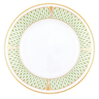 Herend Herend Art Deco Dinnerware Green Bread and Butter Plate