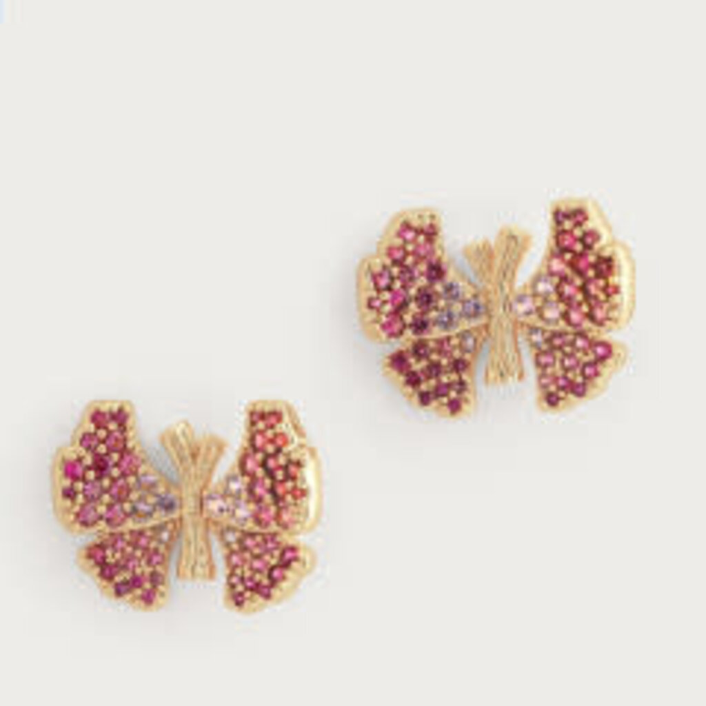 Anabel Aram Anabel Aram Butterfly Stud Earrings
