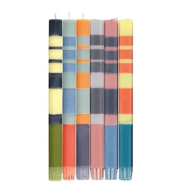 British Colour Standard British Colour Standard Striped Mixed Pack of All 3-Striped Candles (Set of 6)