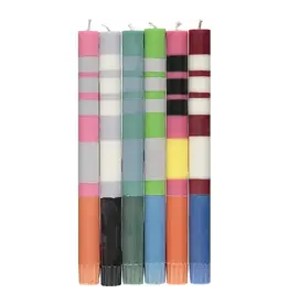 British Colour Standard British Colour Standard Striped Tapers (Set of 6) Mix 2 (Multicolor)