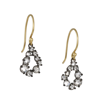 TAP Tear Shaped Diamond Drop Earrings