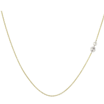 TAP Double Round Free Set Diamond Necklace