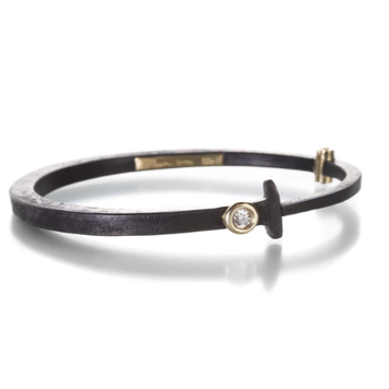 Pat Flynn 15pt Round Diamond Nail Bracelet