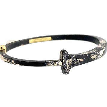 Pat Flynn Palladium White Gold Dust Iron Nail Bracelet