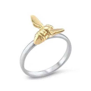 CFJ Bees Stacking Ring Tiny Bee Mixed